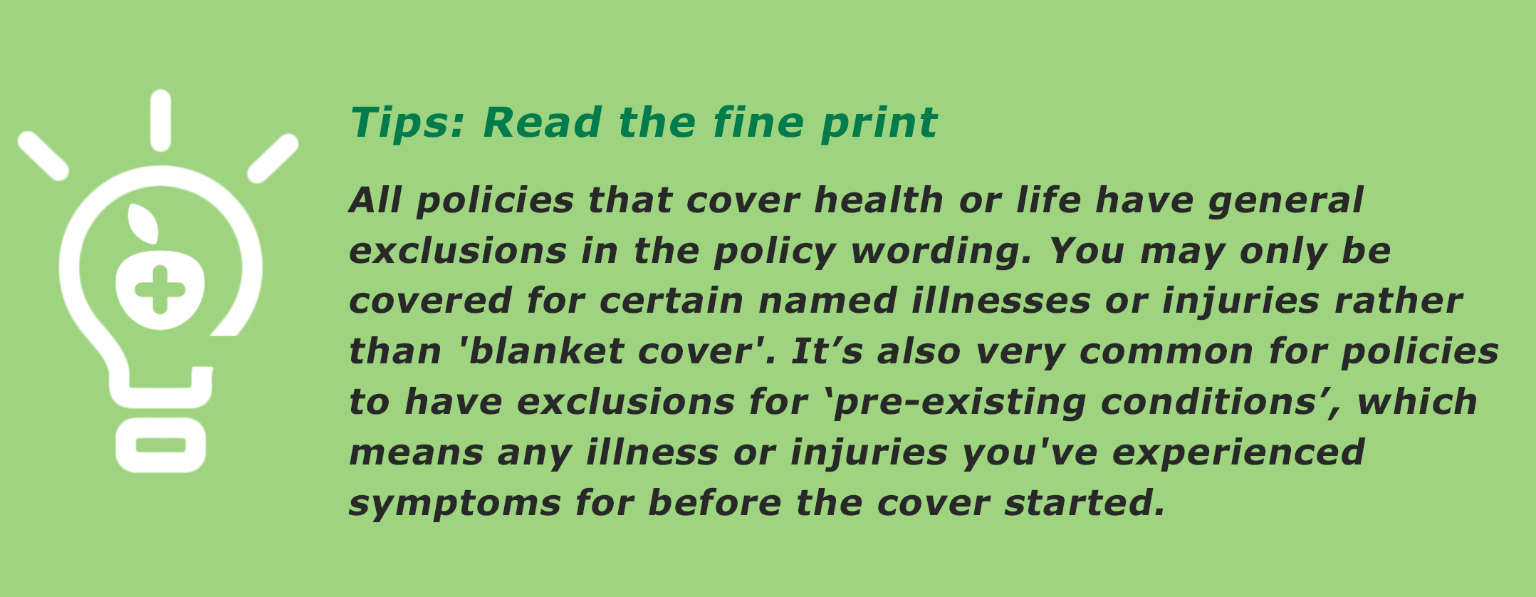 insurance guide - tip 5